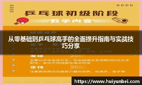 从零基础到乒乓球高手的全面提升指南与实战技巧分享
